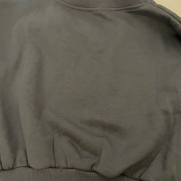 De Base Blue Cropped Crewneck Sweater Size XS - Picture 2 of 3